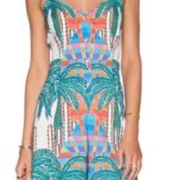 Mara Hoffman Multicolor Mirage Print‎ Romper Size 4 - Picture 5 of 15